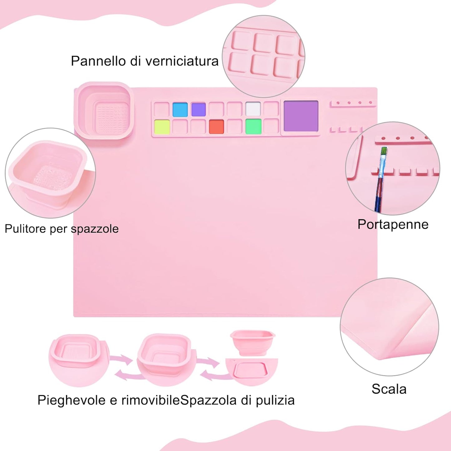 Tappetino in Silicone per Pittura