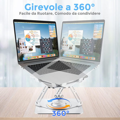 Supporto per Laptop Girevole a 360°