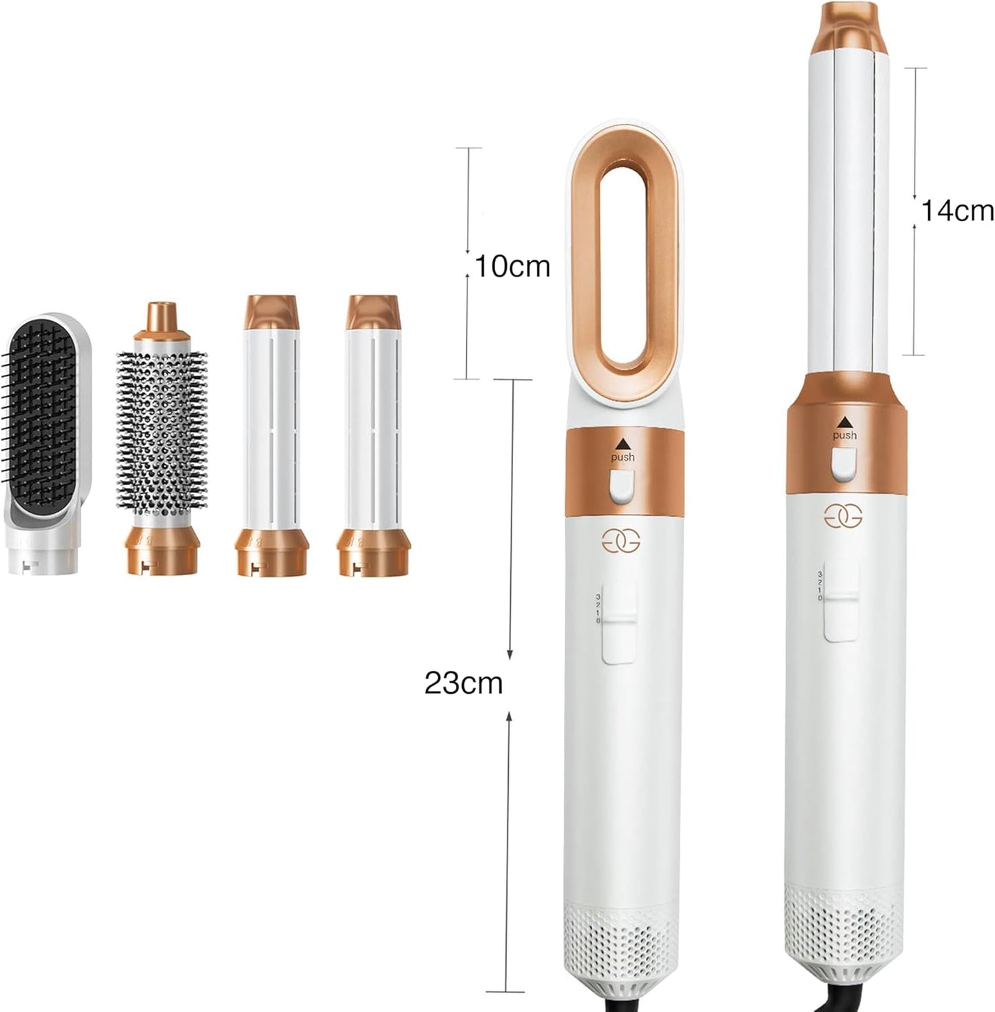 Spazzola Asciugacapelli 5 in 1 Multifunzione