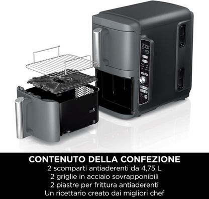 Friggitrice ad Aria XL con Doppio Cestello