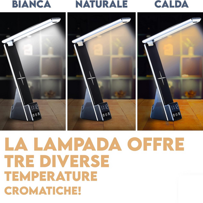 Stazione di Ricarica 3 in 1 con Luce LED